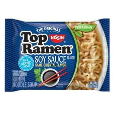 **Fast shipping** Nissin 3 oz Soy Sauce Flavor Top Ramen Noodles, Pack of 24