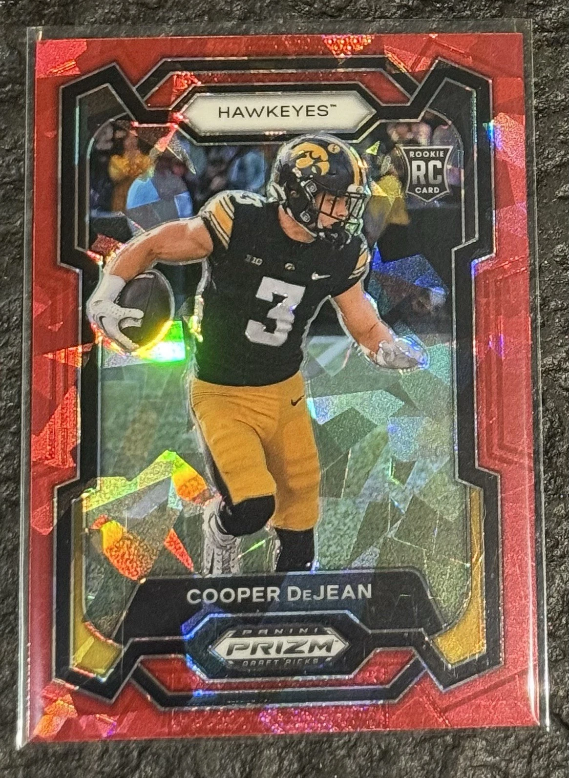 2024 Panini Prizm Draft Picks - Cooper DeJean #113 Red Ice Prizm (RC)