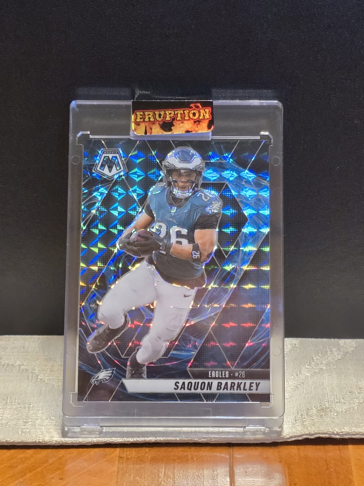 2025 Panini Mosaic Saquon Barkley GENESIS #212 Philadelphia Eagles Case Hit SSP