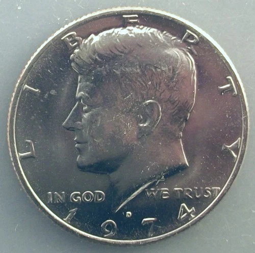 1974-D KENNEDY HALF DOLLAR UNCIRCULATED from BANK ROLL