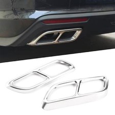 For Cadillac CT5 2020-2023 Stainless Steel Exhaust Muffler Tail Pipe Cover Trim