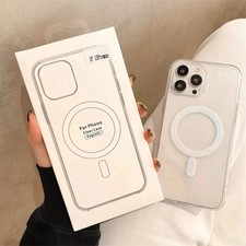 Image of Original Clear MagSafe Case For iPhone Magnetic Wireless Charging