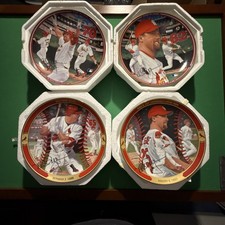 Lot of 4 Bradford Exchange Big Mac Milestones Plates - Mark McGwire Cardinals