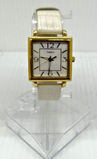 Women's Timex Classic White Dial w White Leather Band Watch