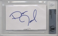 BAS Authenticated Dan Issel BGS Authentic Auto HOF 4f5