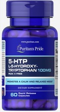 Puritan's Pride 5-HTP 100 mg Griffonia Simplicifolia - 60 Capsules