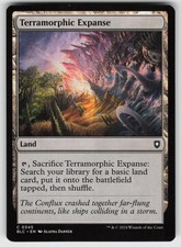 Terramorphic Expanse Commander: Bloomburrow 345 C NM MTG