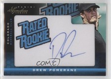 2012 Panini Signature Series Rated Rookie /299 Drew Pomeranz #114 Auto 01wi
