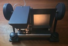 Mansfield Reporter 8mm Film Editor Viewer Splicer Vintage Movie Tool Turns On