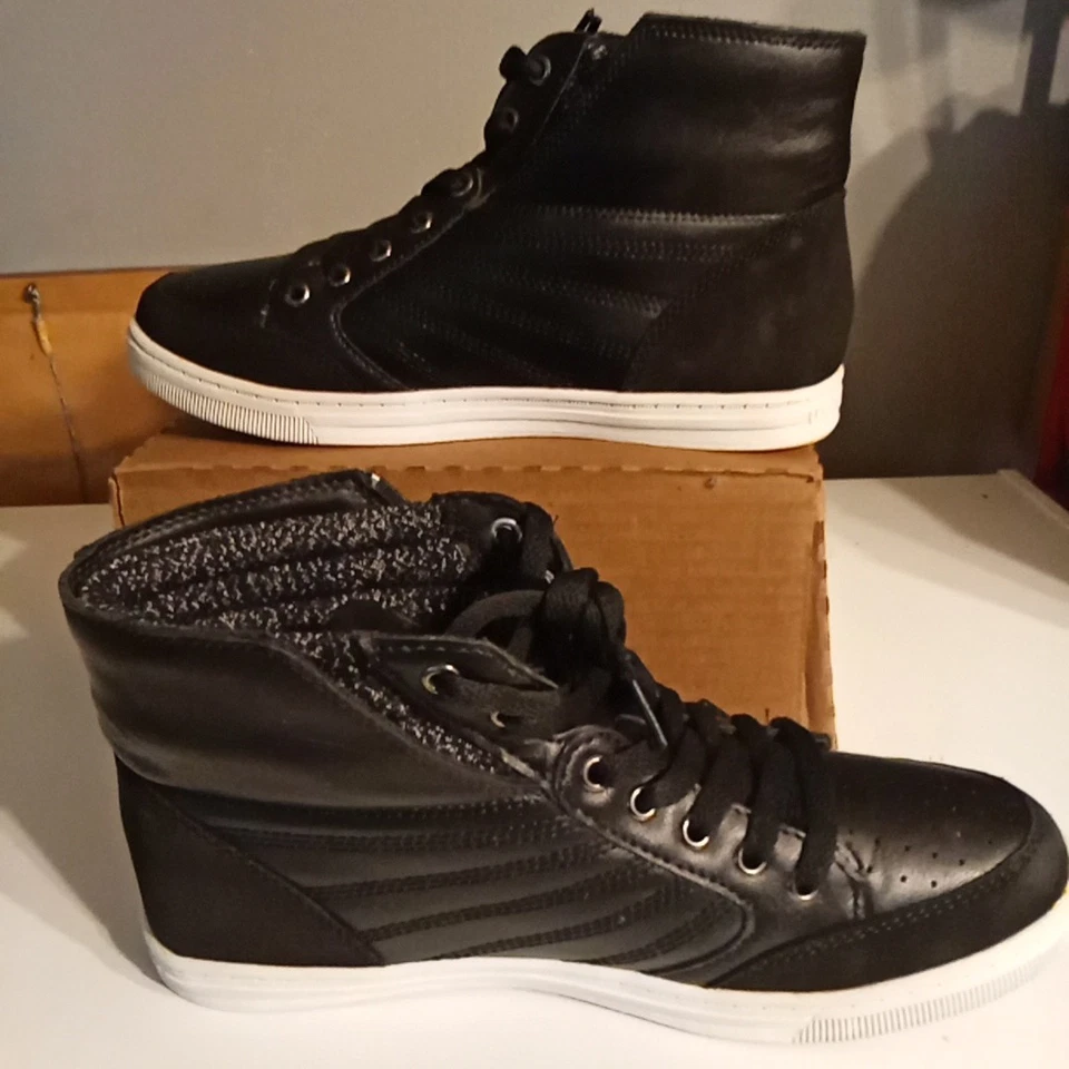 Zapatos para correr y correr negros US Polo Assassin para mujer talla 7,5 Foto 2 de 4