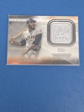2021 Topps 70th Anniv Logo Patch #T70P-WM Willie McCovey Giants BASEBALL Card 3H