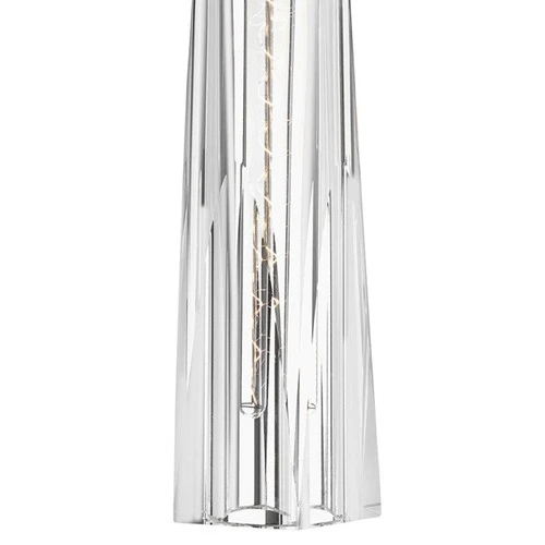 Cosette 21" High Brass Wall Sconce with Clear Glass Shade - Picture 2 of 2