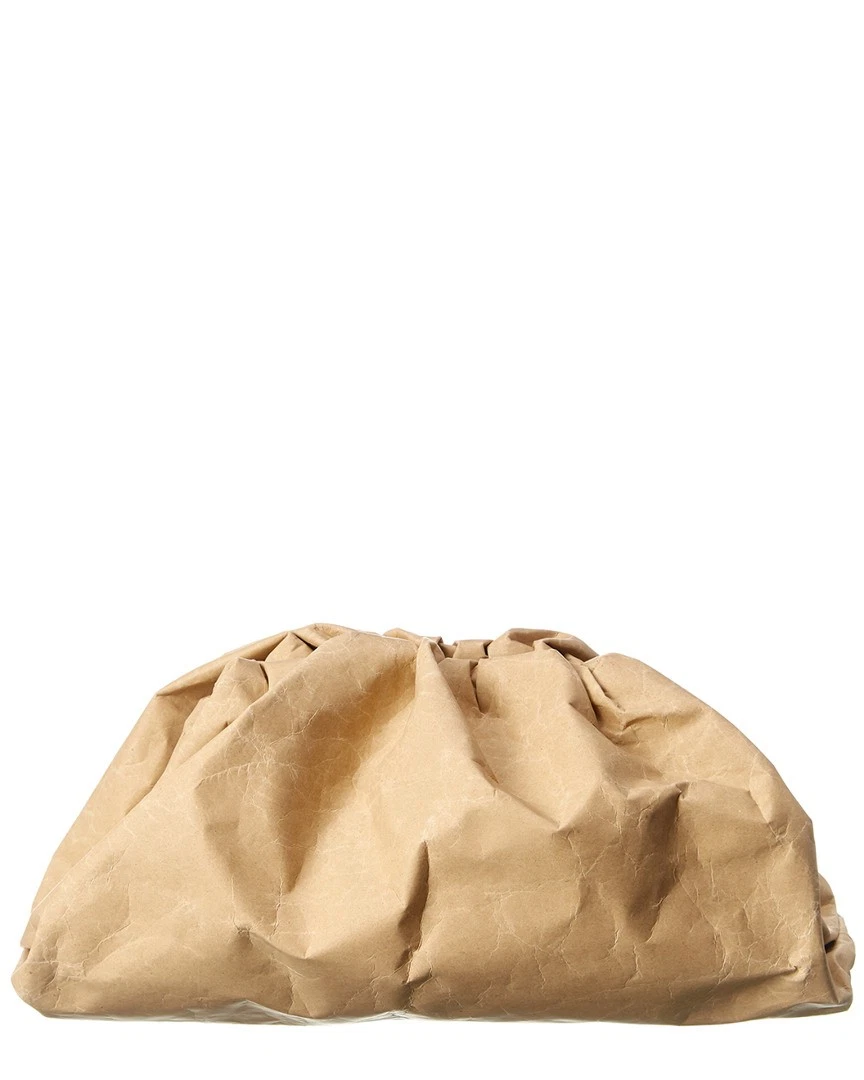 Bottega Veneta The Pouch Kraft Clutch Women's