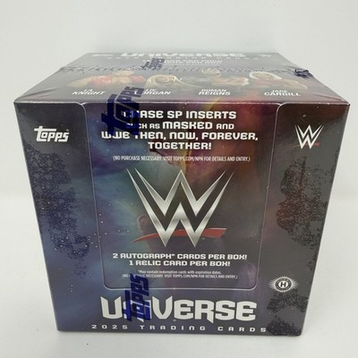 2025 Topps Universe WWE Wrestling Hobby Box (2 Autos/1 relic) New Sealed