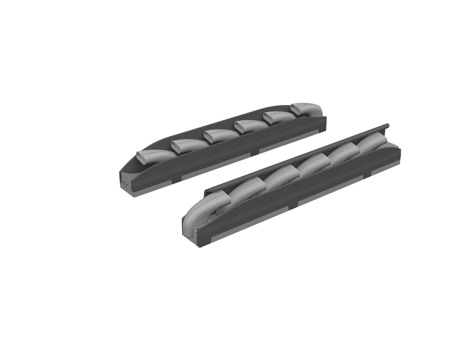Eduard Brassin 632207 1:32 Messerschmitt Bf-109K-4 exhaust stacks