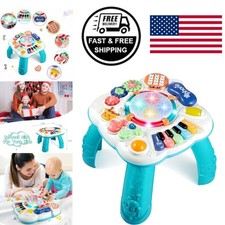 Toddler Learning Musical Table Activity Center for Infants Fun Educational Toys