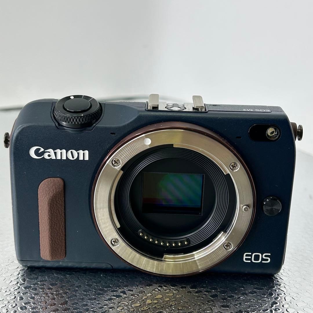 Canon EOS M2 Mirrorless Camera Body Baby Blue Tested From Japan