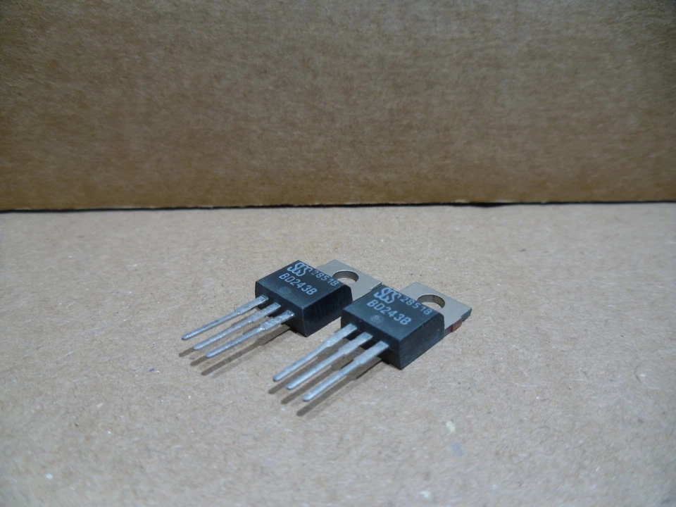 2 x BD243b transistor npn 90v - Bild 3 von 3