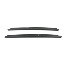 2pcs Front Outer Side Black Body Moldings & Trims Set Window Pair for Silverado