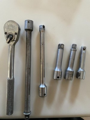 MAC Tools 3/8  Ratchet  XR10 with 8'' extension, (2) 3'' extensions + More in cmts