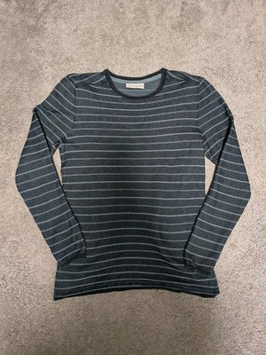 Tommy Tailor Vintage Herren Sweter Blau Gr. M Top Zustand 100% Baumwolle