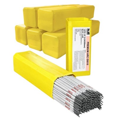 E6010 1/8'' Premium Arc Welding Rods Carbon Steel Electrode 60 lb (10 lb x 6-pk)