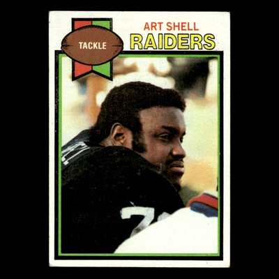 Art Shell #210 1979 Topps Oakland Raiders Football Card NFL EX
