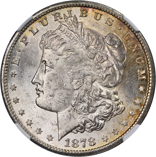 1878-CC Morgan Silver Dollar NGC MS62 Nice Eye Appeal Strong Strike
