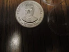 FRANKLIN MINT .925 STERLING SILVER MEDAL 35 GRAMS SOME TONING THEODORE ROOSEVELT
