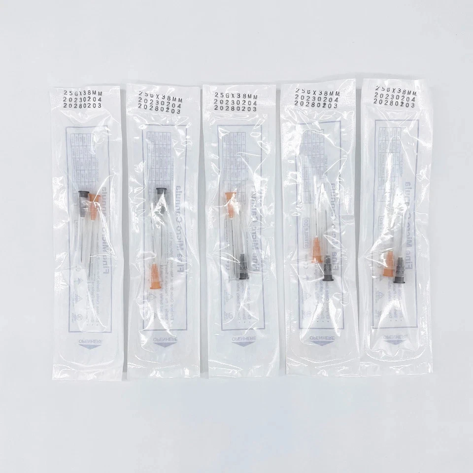 10/20/50Pcs Various Size Micro Blunt-Tip Puncture Cannula for Fillers 18~30G image 10