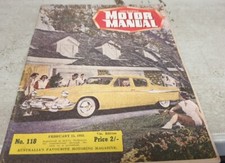 Feb 1955 Motor Manual  Magazine HOLDEN FJ Adverts , LANCIA AURELIA