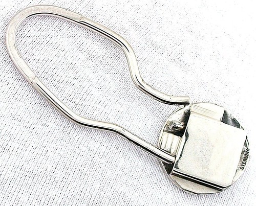 Portachiavi tondo in argento sterling Navajo simbolo nativi americani EBS4542 - Foto 3 di 3