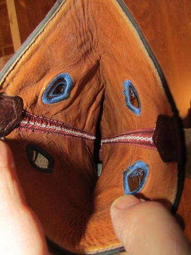 TWISTED X 18" BUCKAROO Cowboy Boots Brown Leather Square Toe MBK0009 Men 8.5 D - Picture 9 of 10
