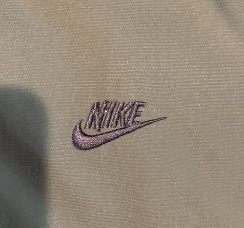 Giacca Nike Windbreaker Vintage Zip Intera Verde Nero Colorblock Allenamento L - Foto 3 di 5