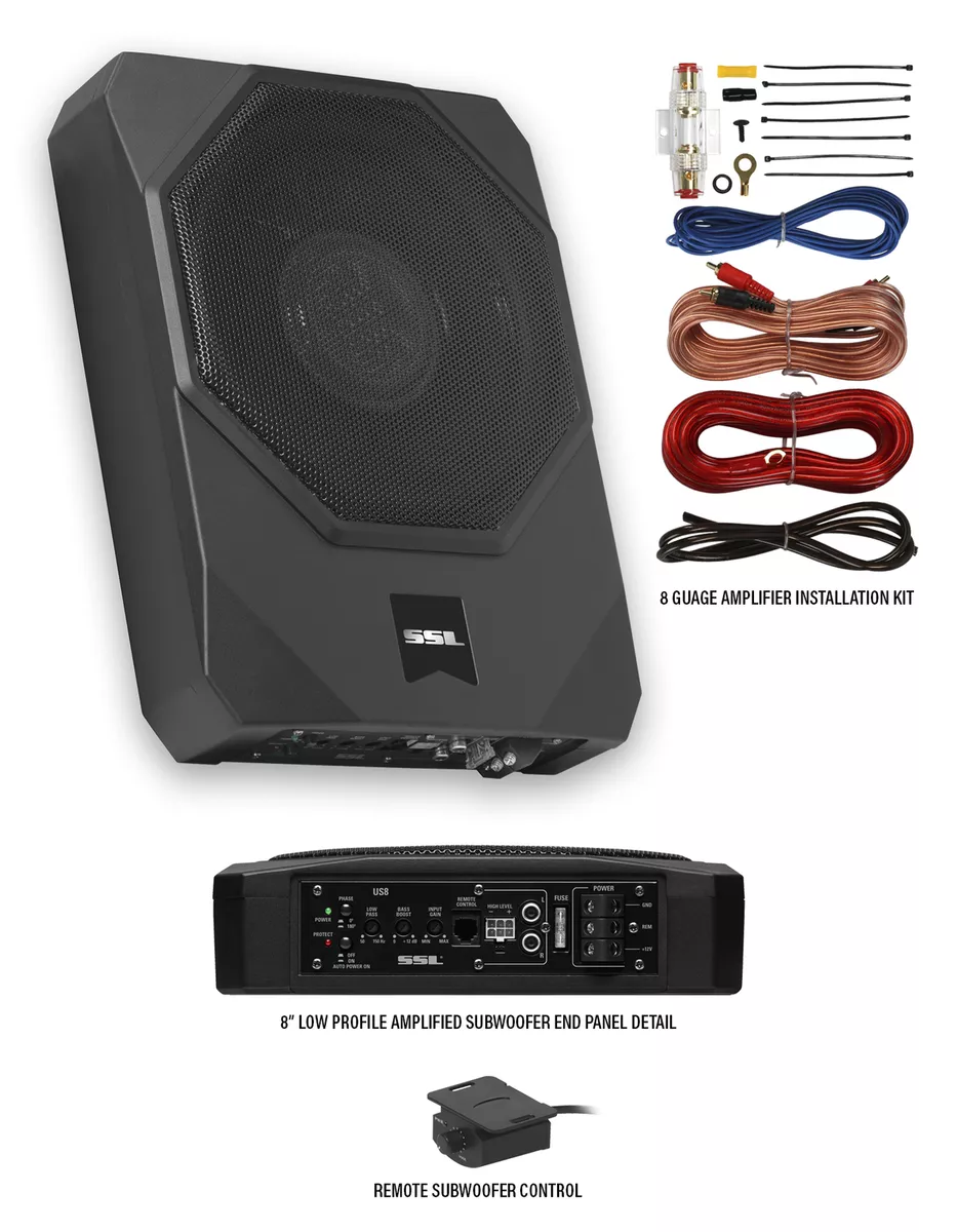 8 inch hotsell powered subwoofer car