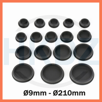 Silicone Rubber Hole Plugs Push In Compression Stem Silicon Solid Seal Covers