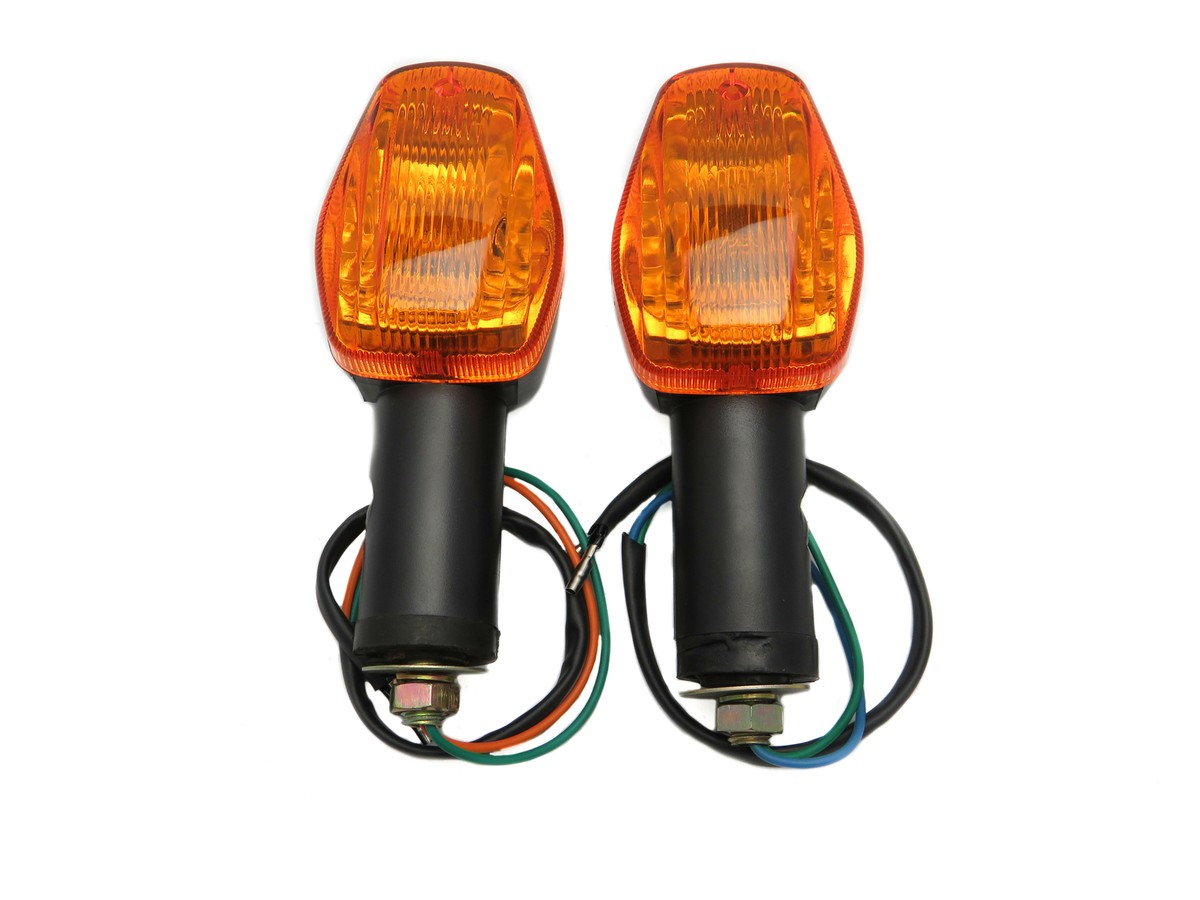 TizianCross Halogen Indicator Lights – Universal Fit For Honda CB, Suzuki, Yamaha, Moto Guzzi & More (4pcs)