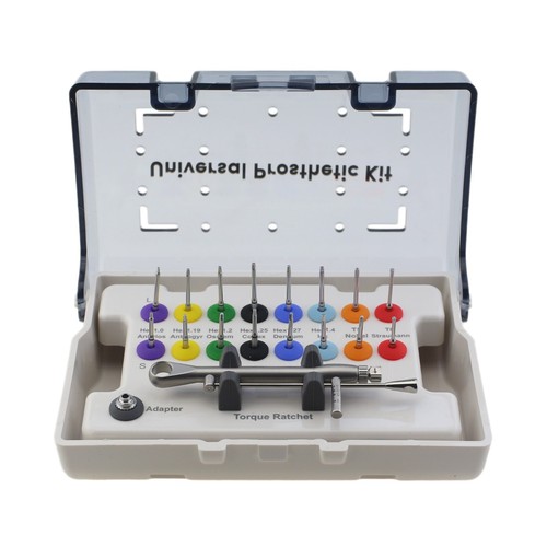 Kit de controlador de implante universal máquina de cierre protésico llave dinamométrica soporte de vástago - Imagen 17 de 35