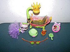 DISNEY PRINCESS PALACE PETS TIANAS KITTY LILY BEAUTY & BLISS BATH TUB PLAY SET
