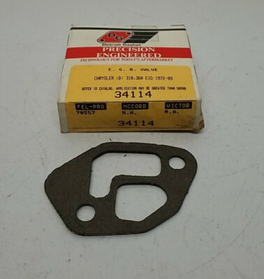 34114 Detroit Gasket Automotive Engine E.G.R. Valve Detroit Gasket 70557