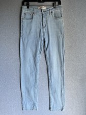Levis 502 Boys 18 Regular Blue Denim Light Wash Taper Casual Normcore