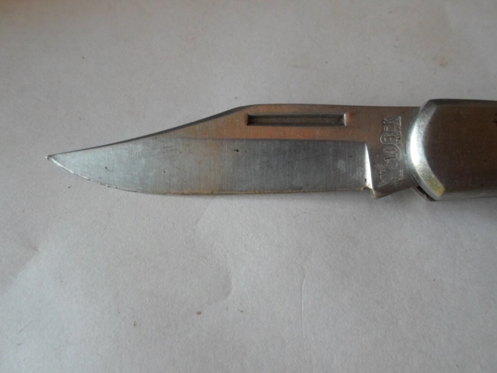 Master Knives Wood Handle Single Blade Lock back Pocket Knife eBay