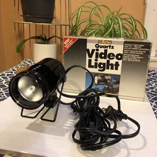 AZTEC VIDEO Camcorder Light  Self Standing Frame Vintage - TESTED Model AZVL1