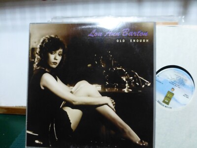 LOU ANN BARTON OLD ENOUGH. BLUES / ROCK  NEAR MINT.  LP