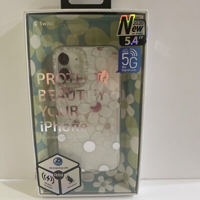 Switch Easy iphone 12 Phone Case 5.4  Clear w/ Flowers Fleur ~ NEW
