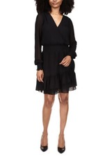 MICHAEL MICHAEL KORS Ruffled Faux-Wrap Dress. Sz XS. $140 Value