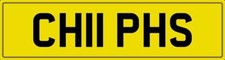 CHIP CHIPS NUMBER PLATE CHIPPY CHIPPER CAR REG CH11 PHS NO HIDDEN FEES TO PAY