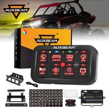 Auxbeam 8 Gang RGB Switch Panel Automatic Dimmable for Polaris RZR XP 2020-2024