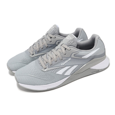 Reebok Nano X4 Pure Grey White Men Cross Training Gym Shoes 100074184