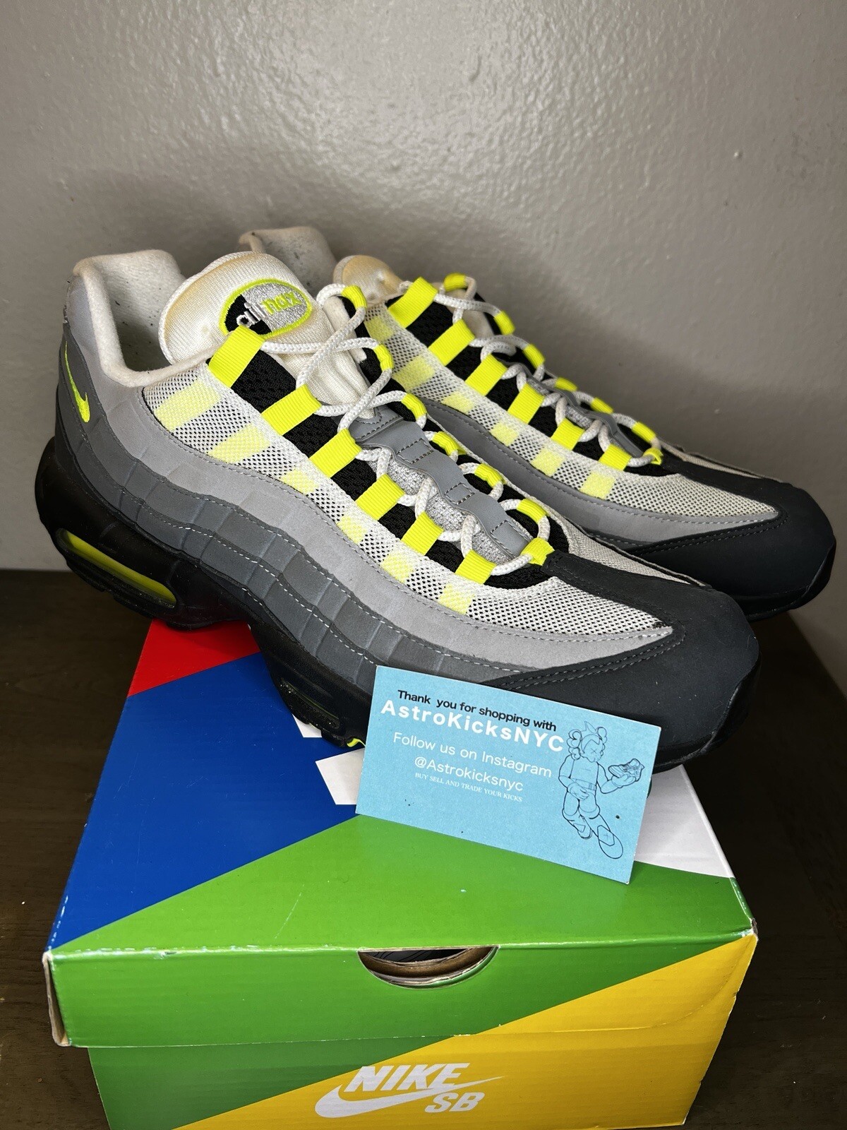 Nike Air Max 95 OG Neon Size 13 194498134115 eBay
